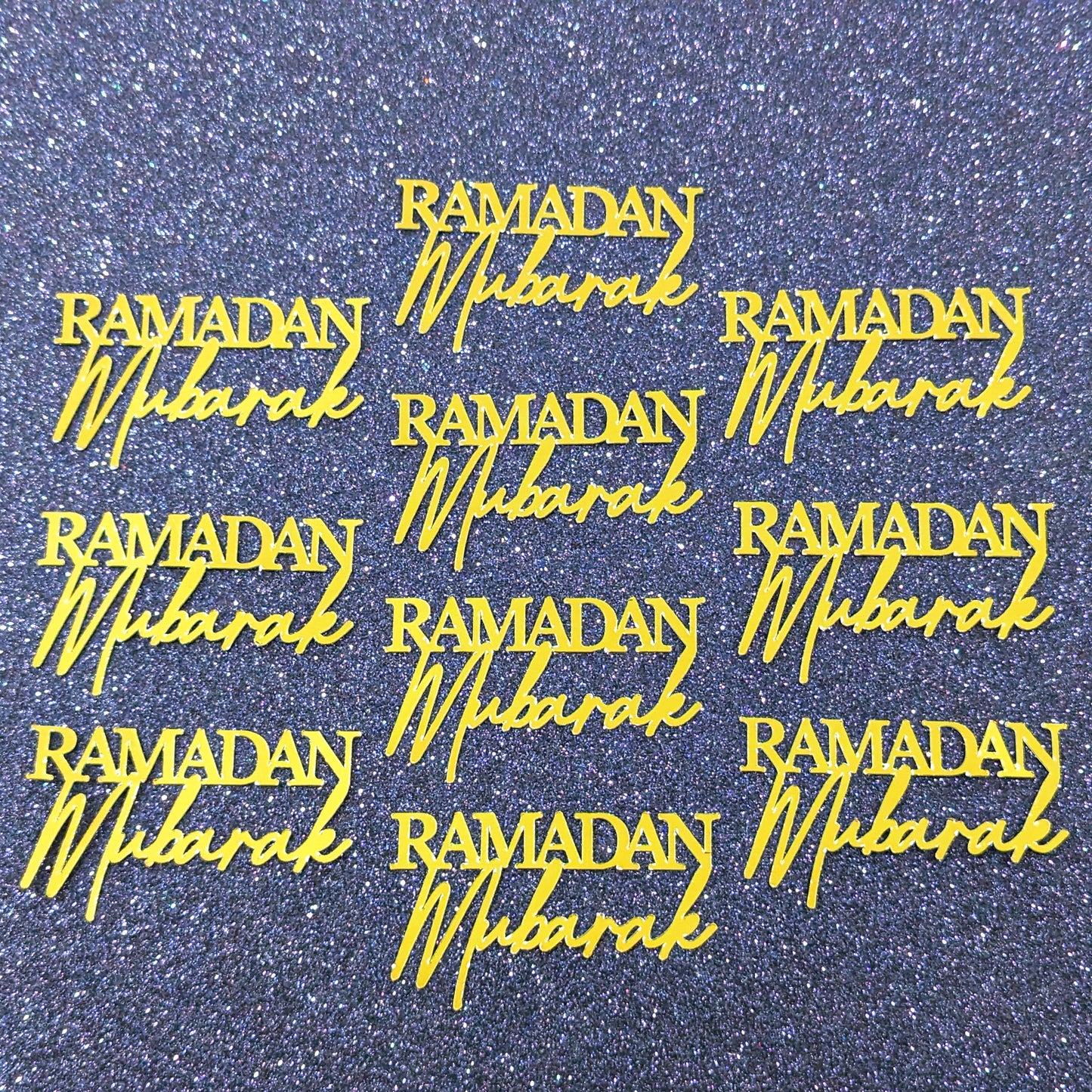 Ramadan Mubarak Cupcake Toppers Free Delivery Non Edible 12 Pack