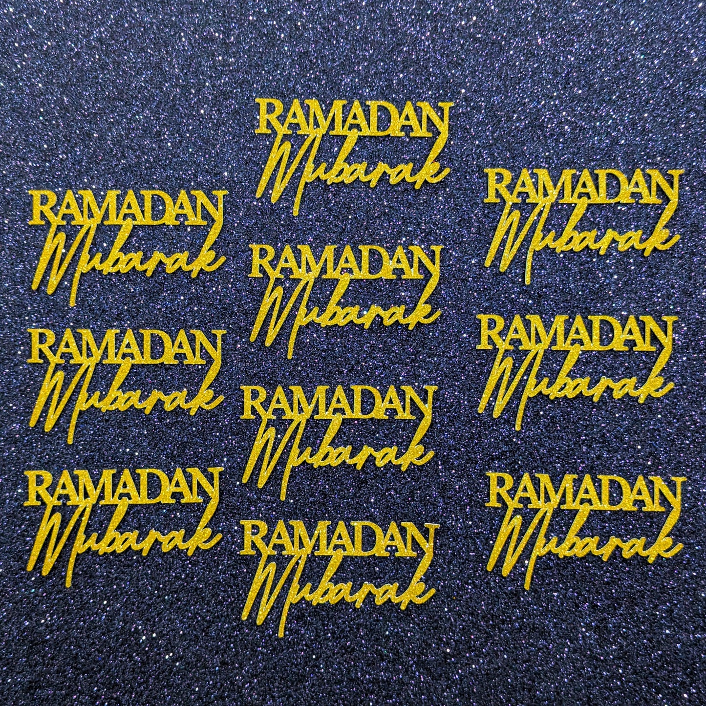 Ramadan Mubarak Cupcake Toppers Free Delivery Non Edible 12 Pack