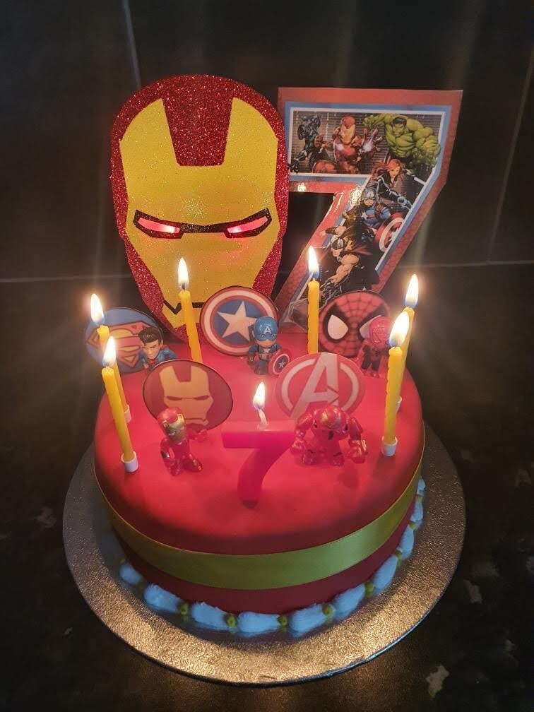 50 Iron Man Cake Design (Cake Idea) - October 2019 | Ironman cake, Iron man  birthday, Birthday cakes for men