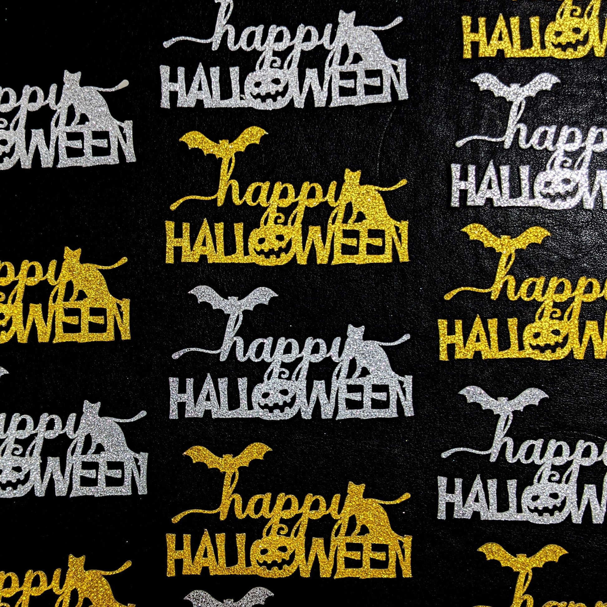 Halloween Themed Cupcake Toppers Gold Silver Free Delivery Non Edible