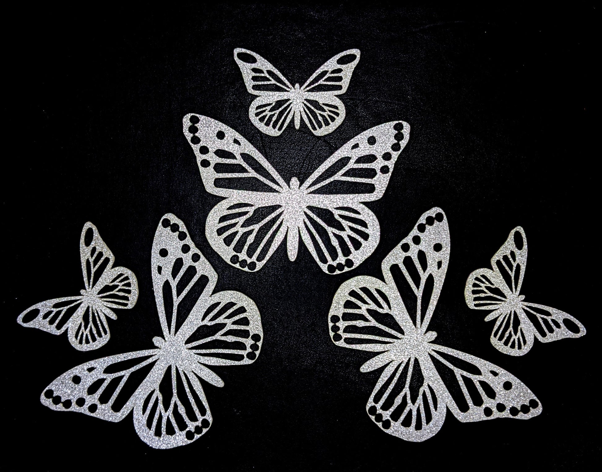 12 Pack Butterfly Cake / Butterfly Cupcake Toppers Gold & Silver Free Delivery