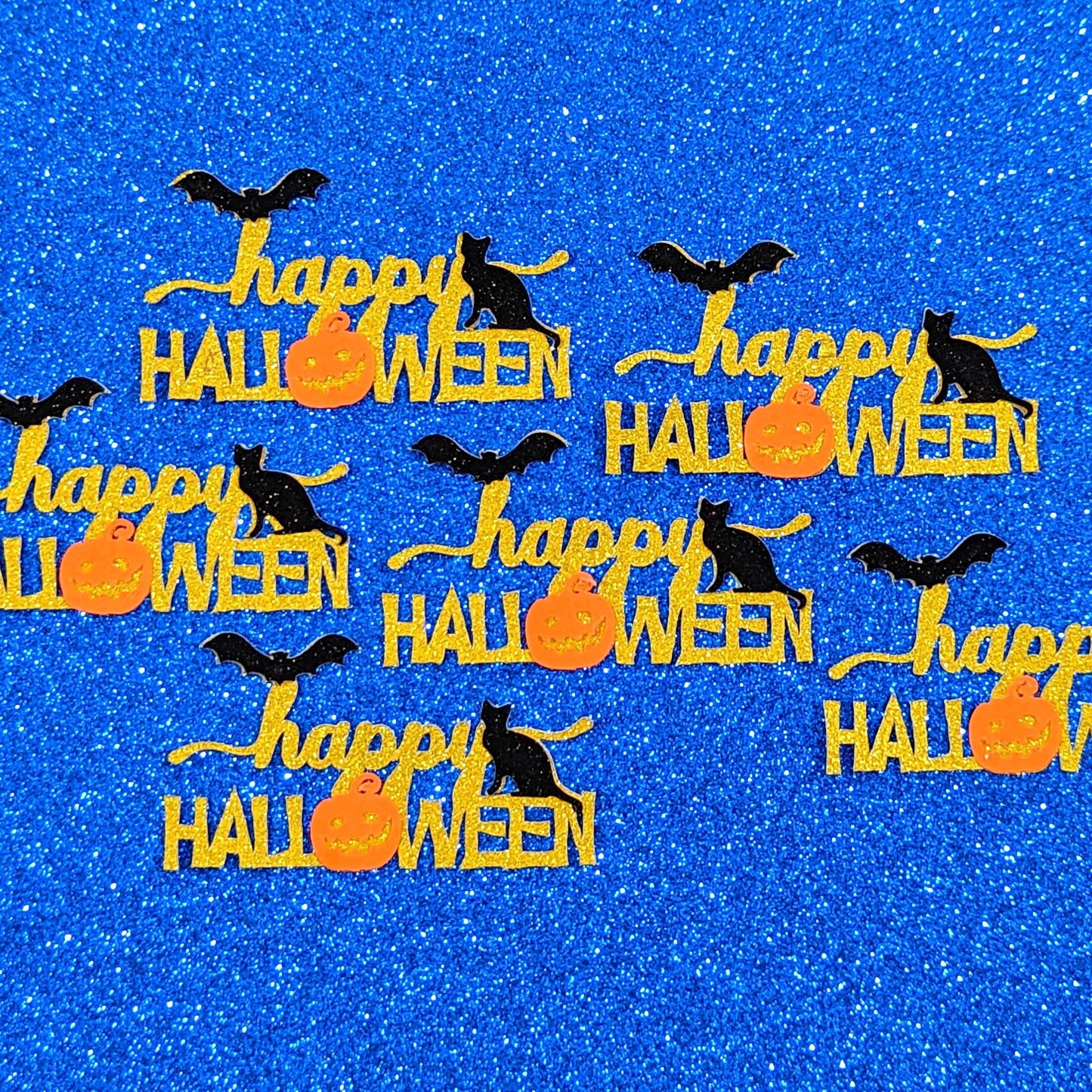 Halloween Themed Cupcake Toppers Gold Silver Free Delivery Non Edible