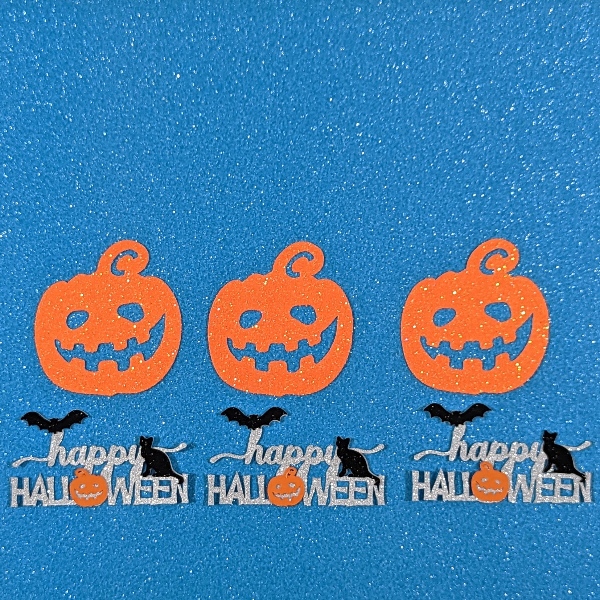 Halloween Themed Cupcake Toppers Gold Silver Free Delivery Non Edible