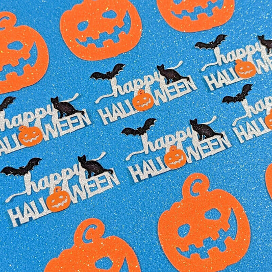 Halloween Themed Cupcake Toppers Gold Silver Free Delivery Non Edible