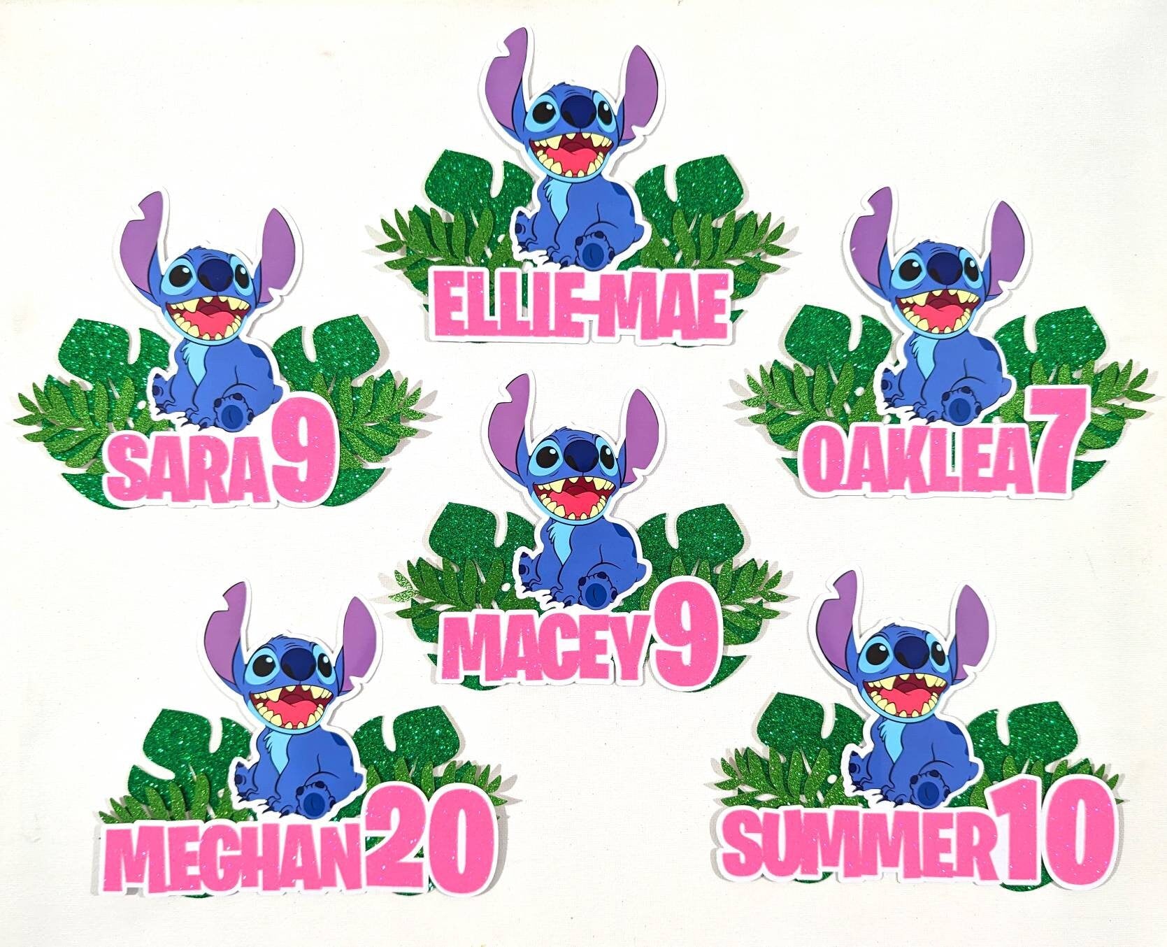 Stitch Cake Topper Free Personalisation Free Delivery Non Edible