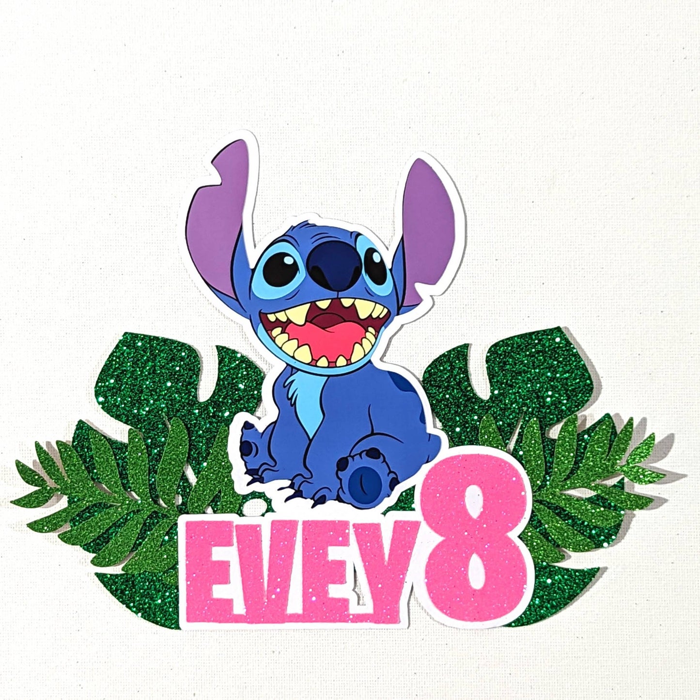 Stitch Cake Topper Free Personalisation Free Delivery Non Edible