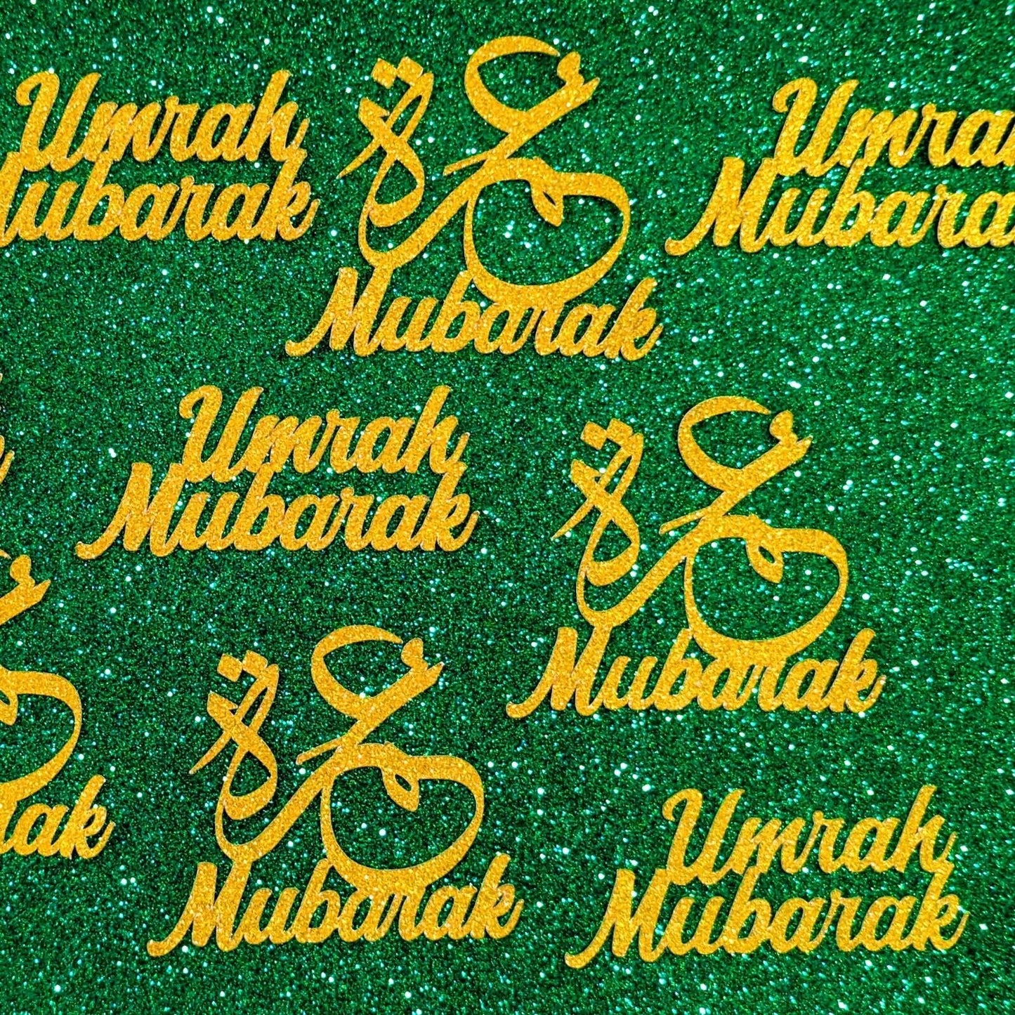 Umrah Hajj Mubarak Cupcake Toppers 12 Pack Free Delivery Non Edible